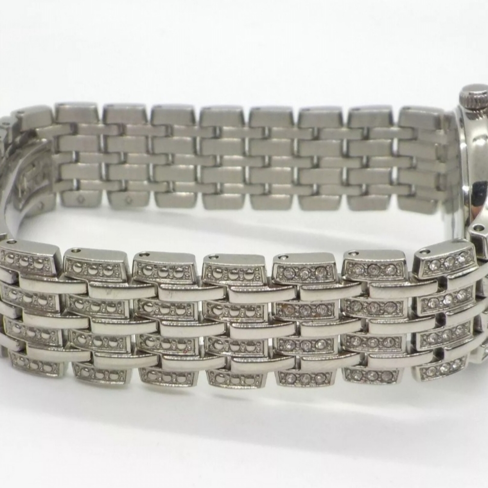 **NEW** Bulova Ladies Crystal Phantom Silver-Tone Stainless Steel Watch - Picture 11 of 13